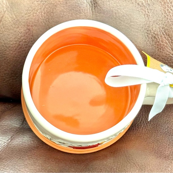 GIVE THANKS Snoopy with Autumn Leaves & Turkey - Rae Dunn Peanuts Mug - Picture 9 of 10